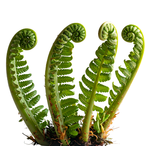 Unfurling ferns